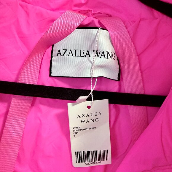 Azalea Wang Lykke Puffer Jacket NWT – Hot Pink Oversized Quilted Bubble Coat (Si - Picture 6 of 13